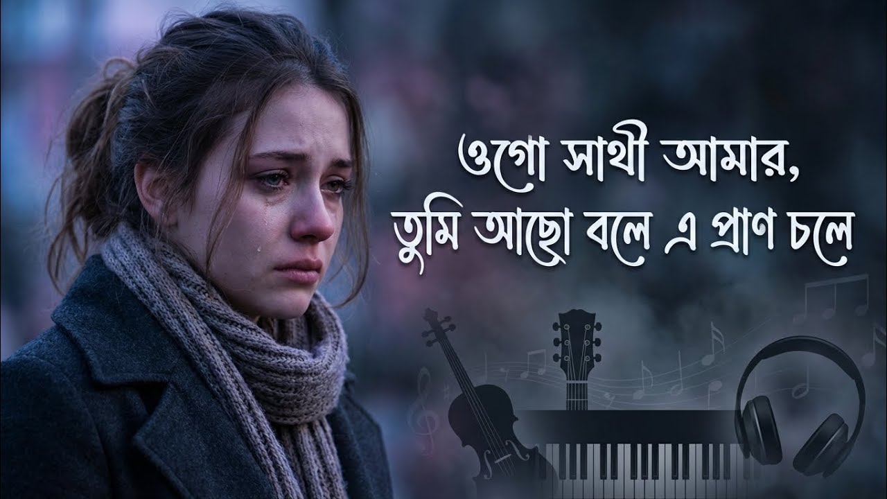 ওগো সাথী আমার, তুমি আছো বলে এ প্রাণ চলে | Sad Romantic Bengali Song 2026 | Emotional Love Song