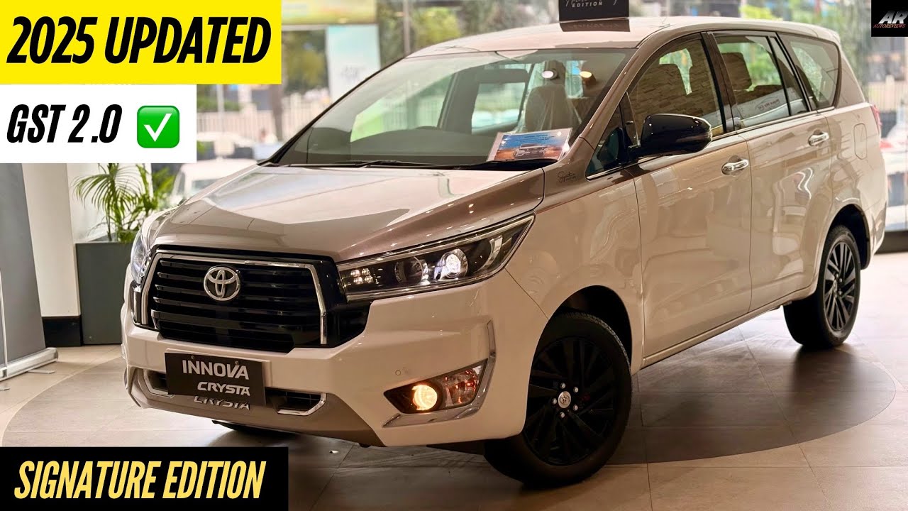 Обновление 2025 года ✅ Toyota Innova Crysta Signature Edition — стоит ли рассматривать?