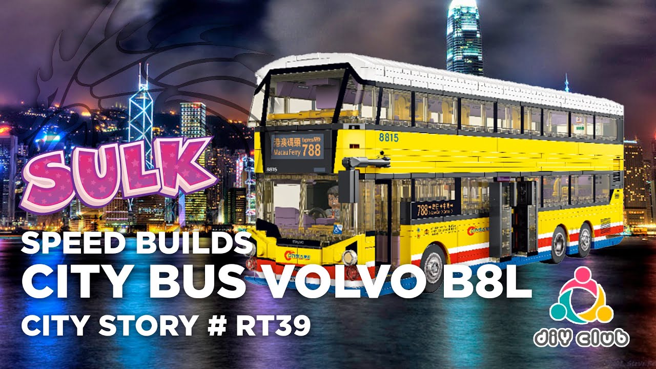 SPEED BUILD Hong Kong City bus Volvo B8L Kit 