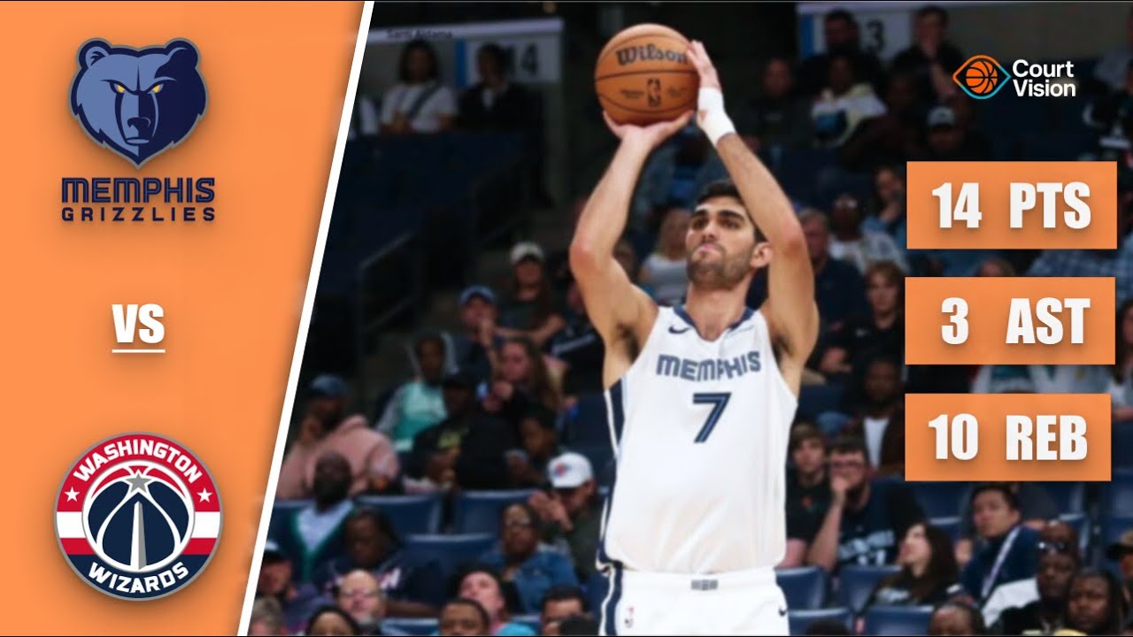 Santi Aldama - 14 Points, 5 Steals, 10 Rebounds vs Wizards - 2025-26 Regular Season