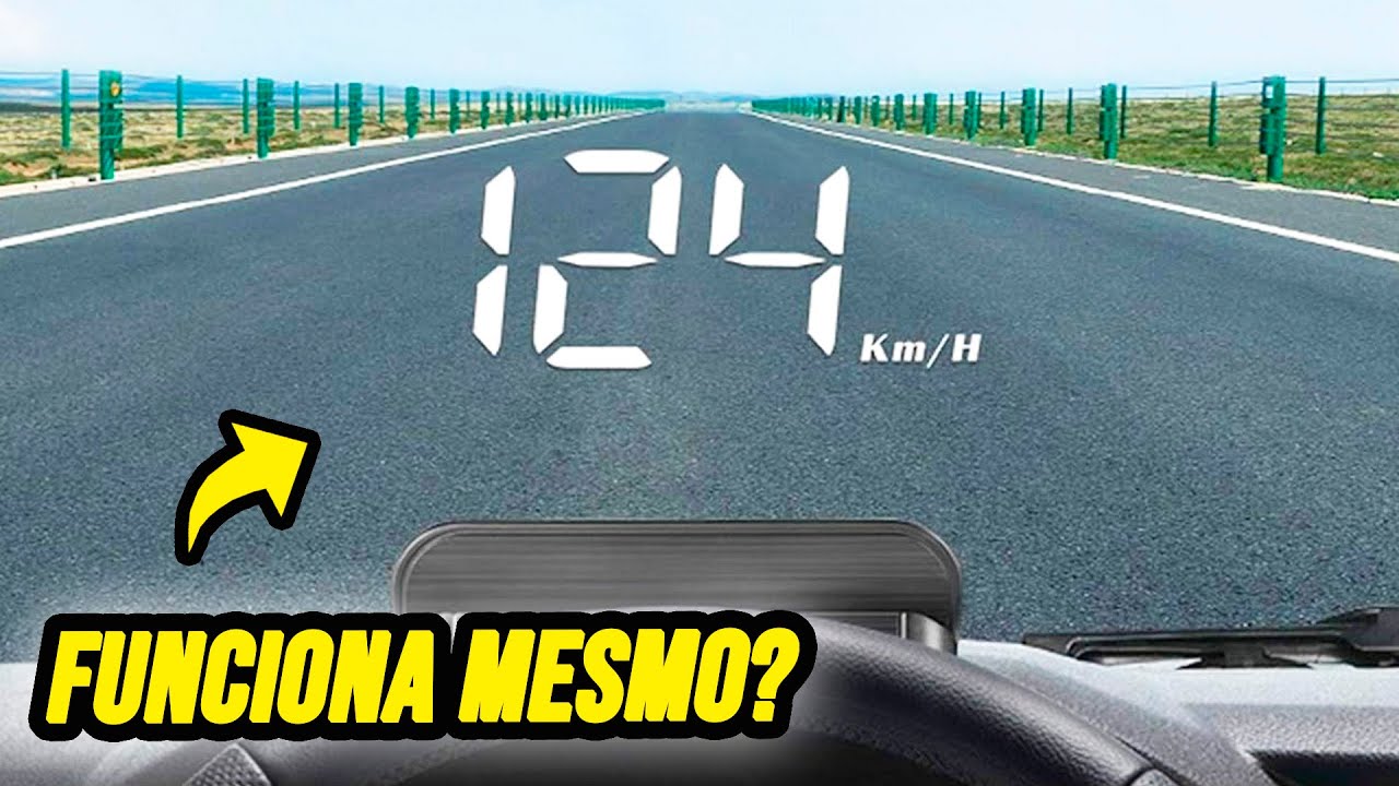 PROJETOR DE VELOCIDADE no VIDRO DO CARRO DA ALIEXPRESS VALE A PENA?