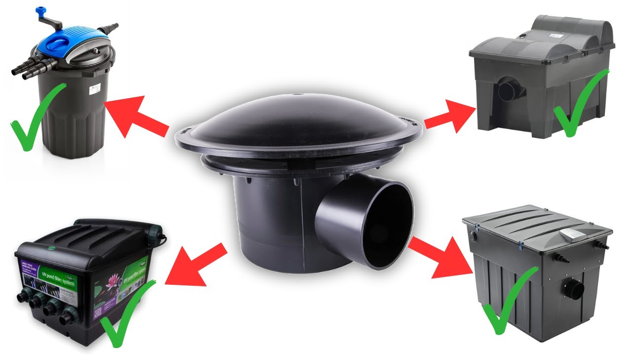 How to connect a BOTTOM DRAIN to ANY pond filter...