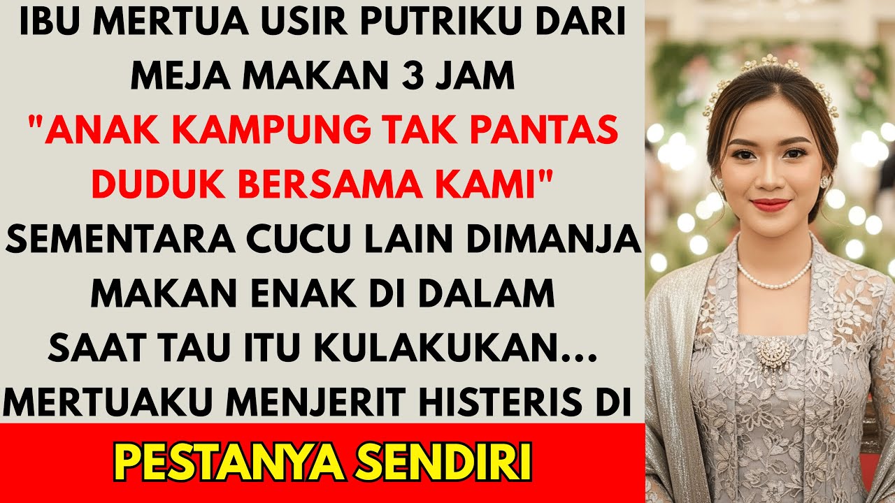 IBU MERTUA USIR PUTRIKU DARI MEJA MAKAN DAN BIARKAN DIA KEHUJANAN 3 JAM DI TERAS - KULAKUKAN INI...
