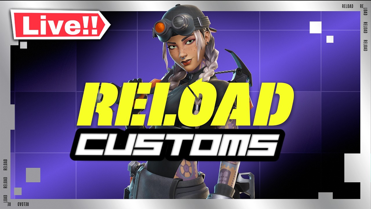 FORTNITE LIVE RELOAD PLAYING WITH VIEWERS - JOIN UP!
