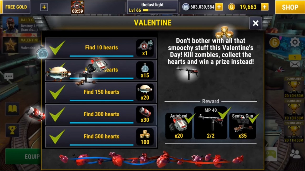 DEAD TRIGGER 2 HEART COLLECTOR EVENT SPEED RUN #dt2