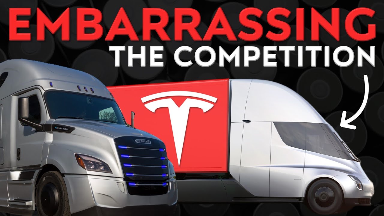 Tesla Semi УНИЧТОЖАЕТ другие электрические грузовики!