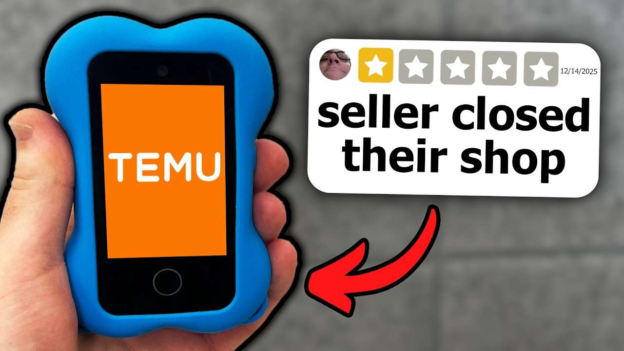 I bought the WORST 1-Star Phones on TEMU... 😬