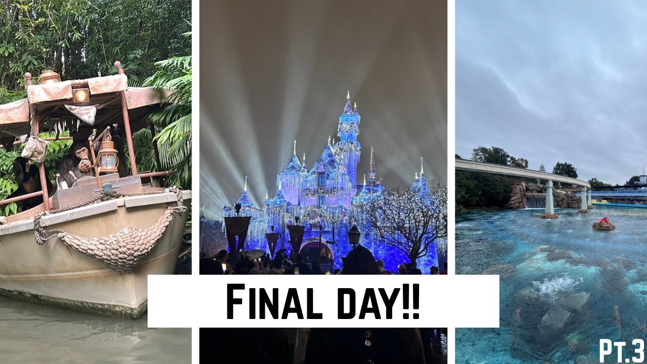 🎢 FINAL DAY AT DISNEYLAND!! 🌧️