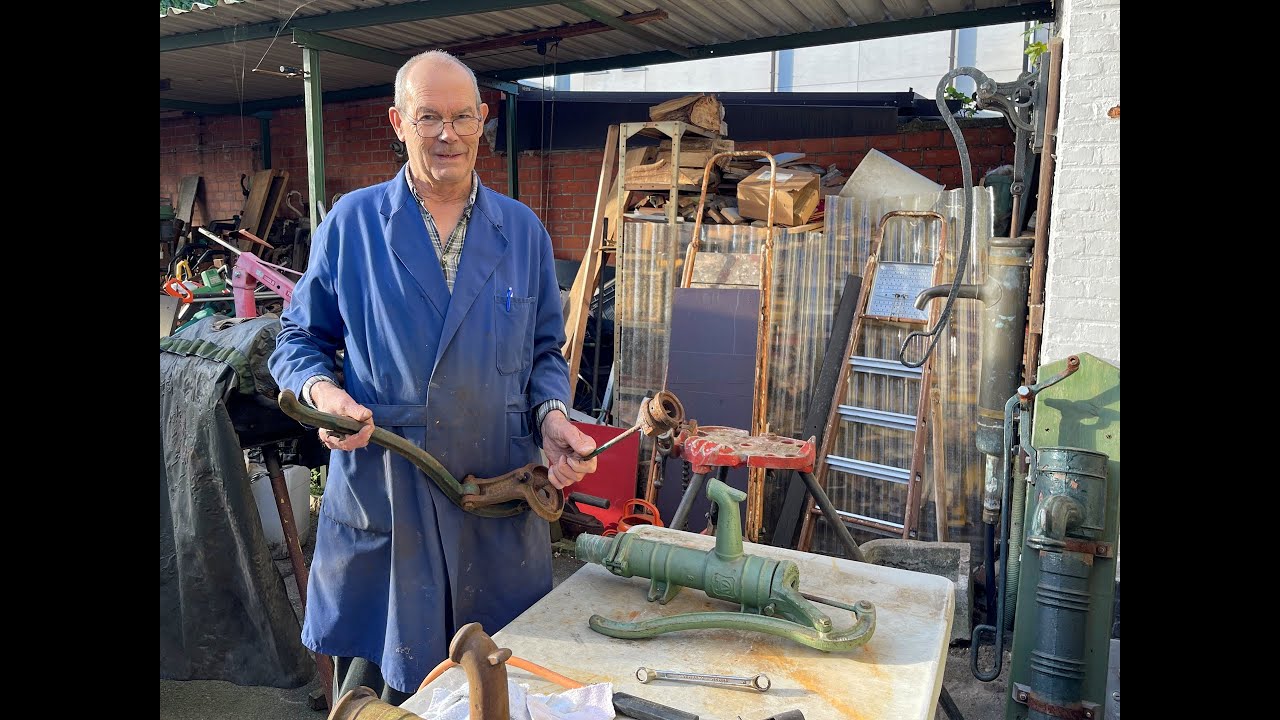 Herstellen van een pistonleder van een handpomp