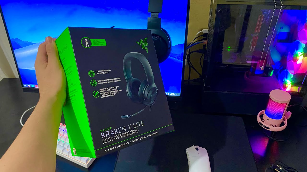 Unboxing + Review do Razer Kraken X Lite - Melhor Headset Custo-Beneficio?