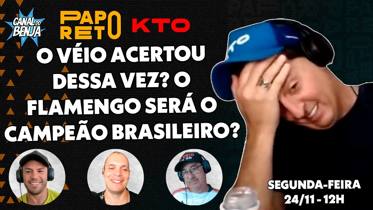 Papo Reto com Benja, Gladiador, Mano e V&eacute;io - ep. 506 - 24/11/2025