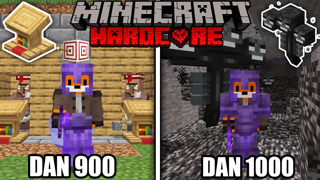 Preziveo Sam 1000 Dana u HARDCORE Minecraftu.. Desilo Se Ovo?