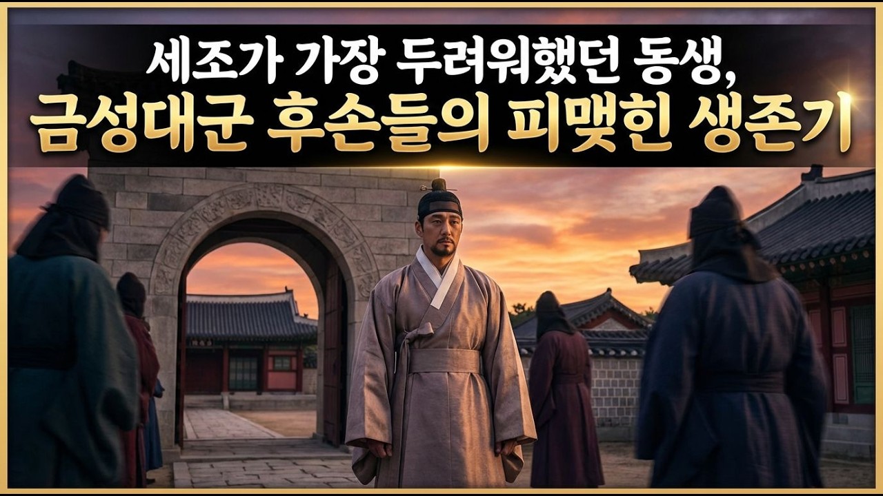 성씨를 버린 왕족들, 세조에게 죽은 금성대군의 후손들은 어떻게 생존했을까? #금성대군 #단종 #한국사스토리 #왕과사는남자 #한국사