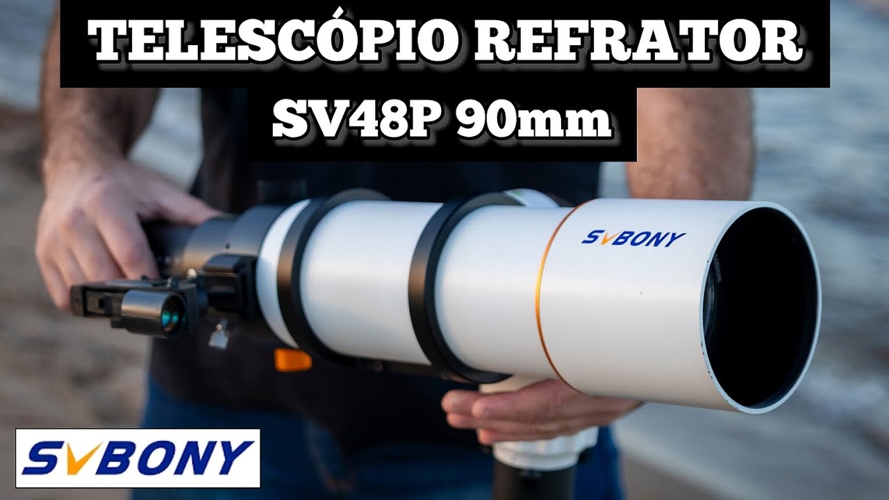 Telescópio Refrator SVBONY SV48P - Review e primeiras impressões