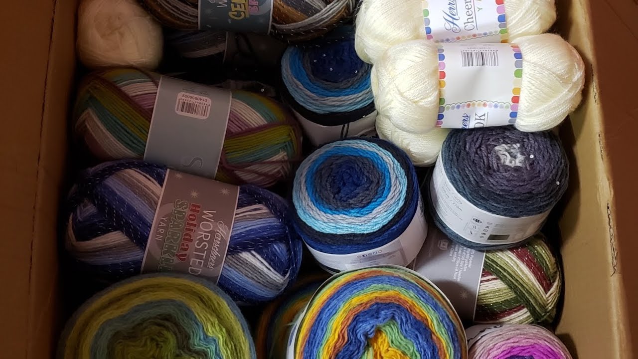 Herrschners Yarn Haul Unboxing 03/22/2024