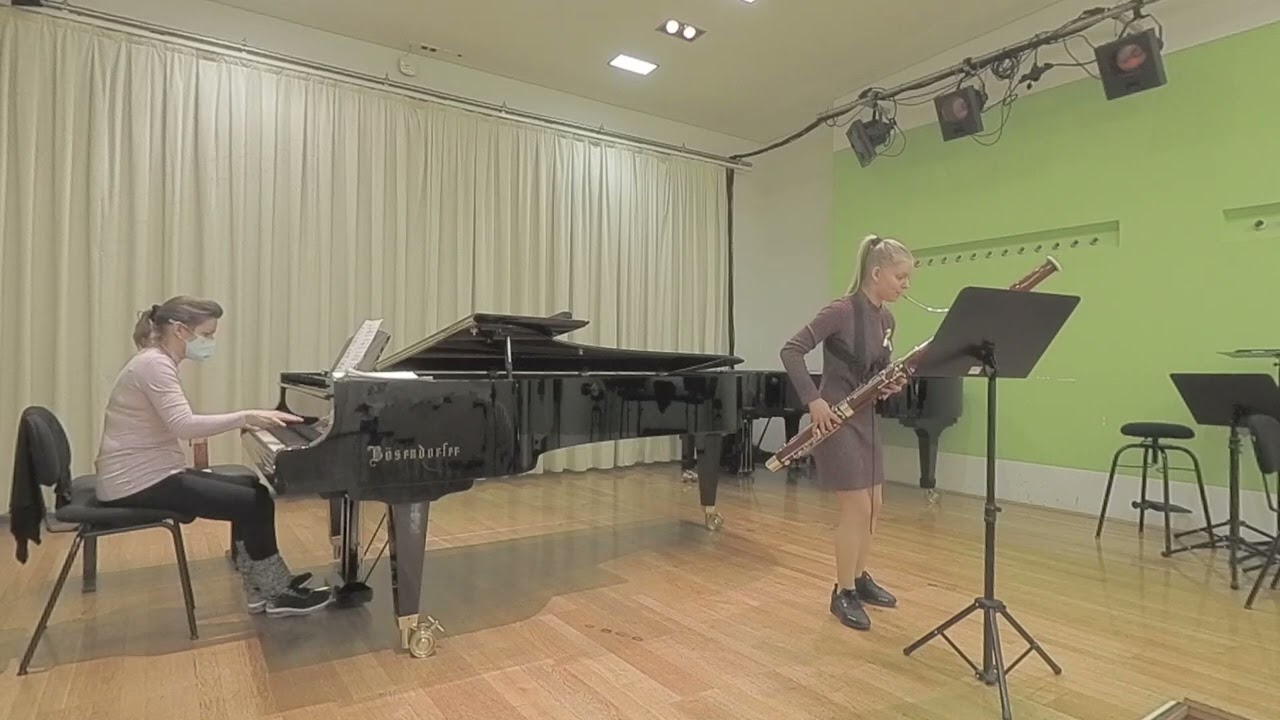 Gustav Schreck Sonata in E-flat Major, Op. 9 for bassoon and piano