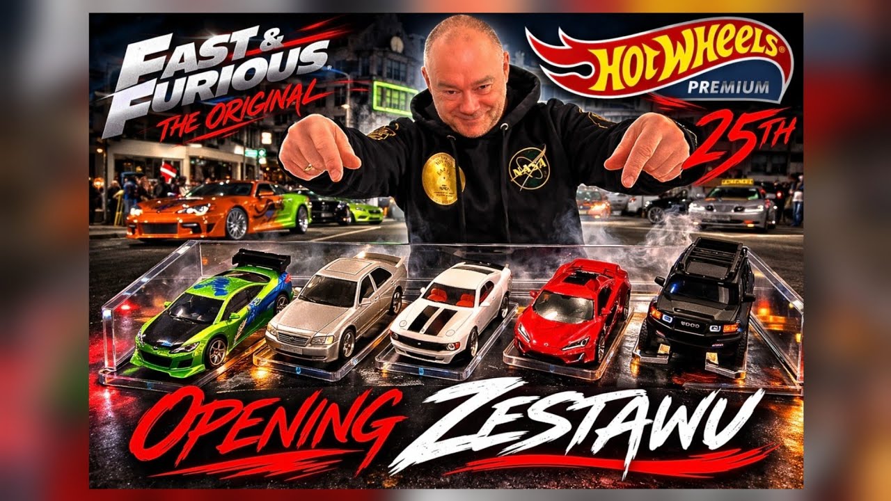 HOT WHEELS PREMIUM FAST&FURIOUS 25TH + GABLOTKA OD TO MASZU CASTOM🔥OTWIERAM ZESTAW🔥