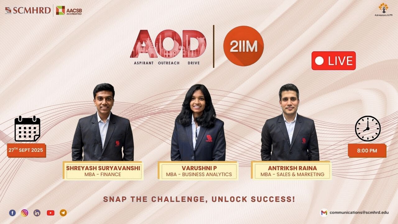 🔴 How to Crack SNAP 2025 | SCMHRD Students Share Strategy & MBA Prep Tips