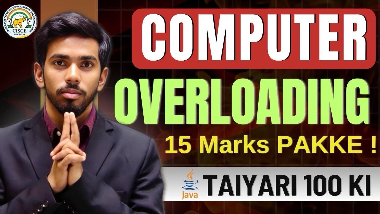 Overloading Functions in Java | functions in Java | Constructor in Java | ICSE Class 10