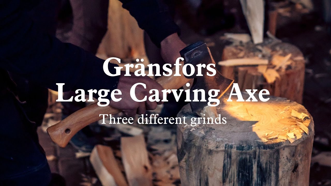 Gr&auml;nsfors Large Carving Axe - Different Grinds