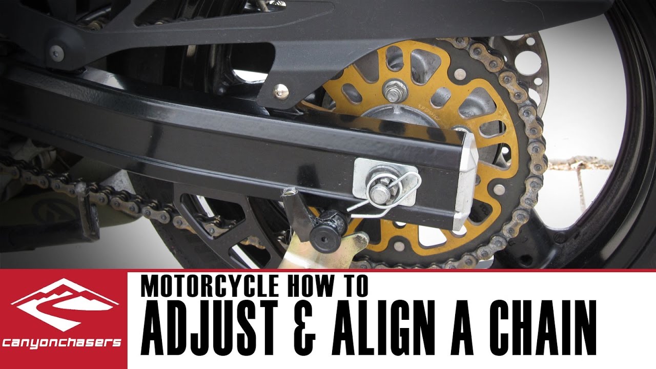 How To Adjust and Align a Motorcycle Chain