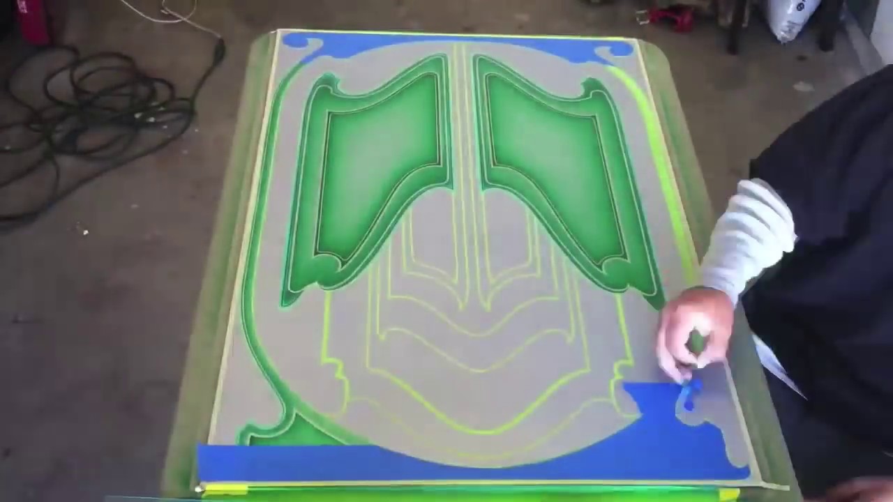 KANDY N CHROME CUSTOM PAINT PATTERN PANEL TIME LAPSE
