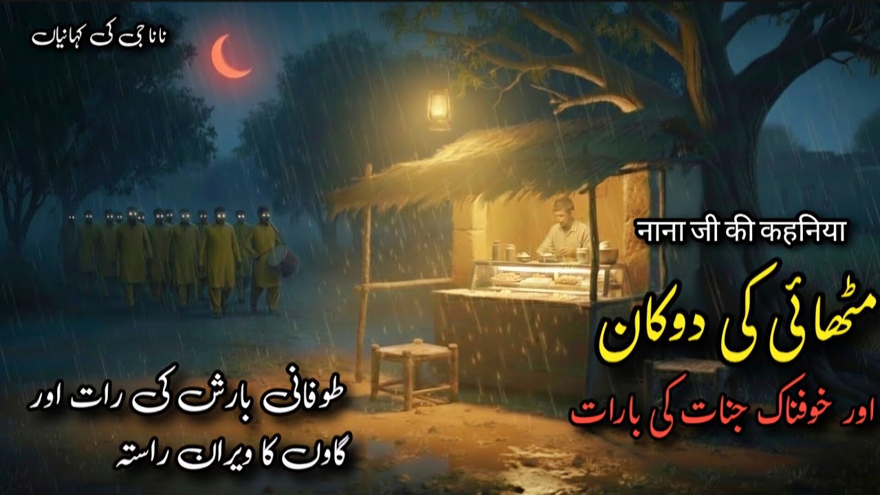 A Terrifying Scary Story Of Haunted Village Shop|Village Horror Stories|Barish Ki Khofnak Kahaniyan 