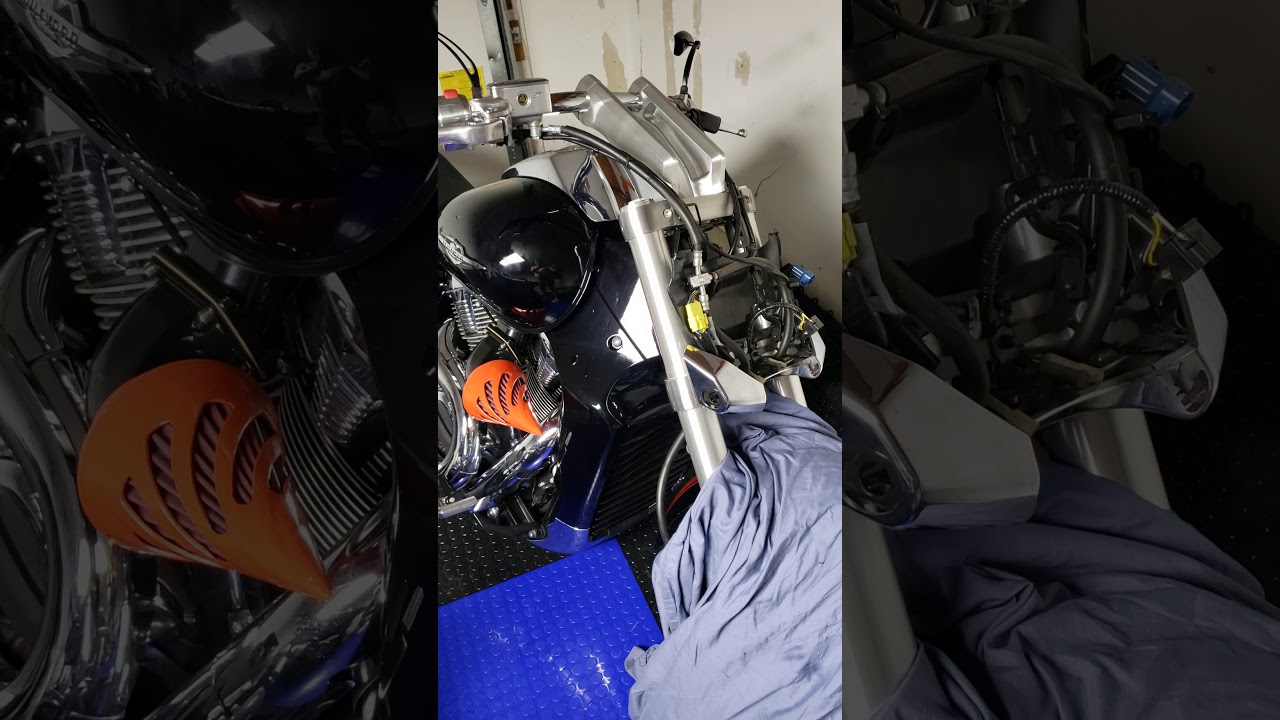 2011 Suzuki M109R Headlight Removal