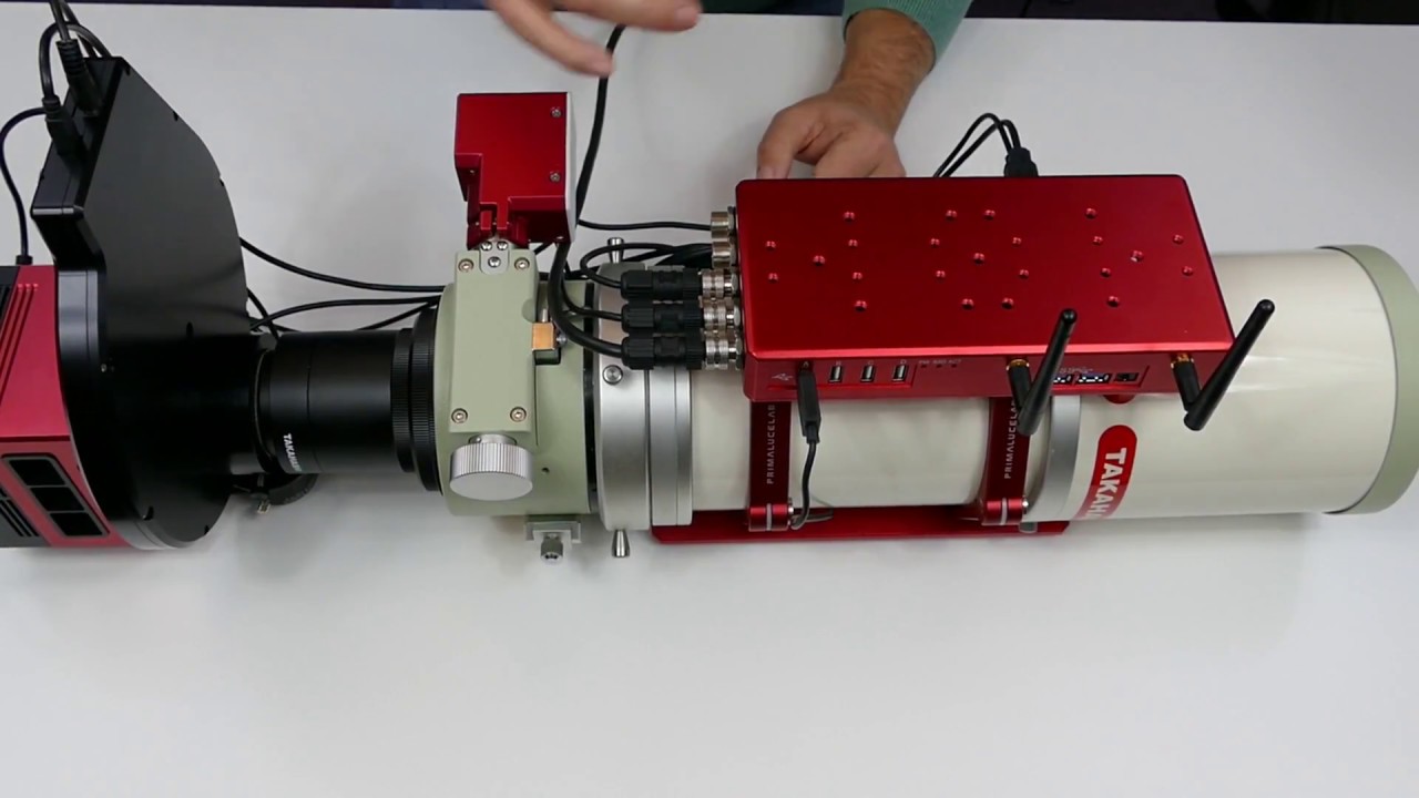 PrimaLuceLab Eagle2 Pro mounted on Takahashi FSQ106 with software demonstration
