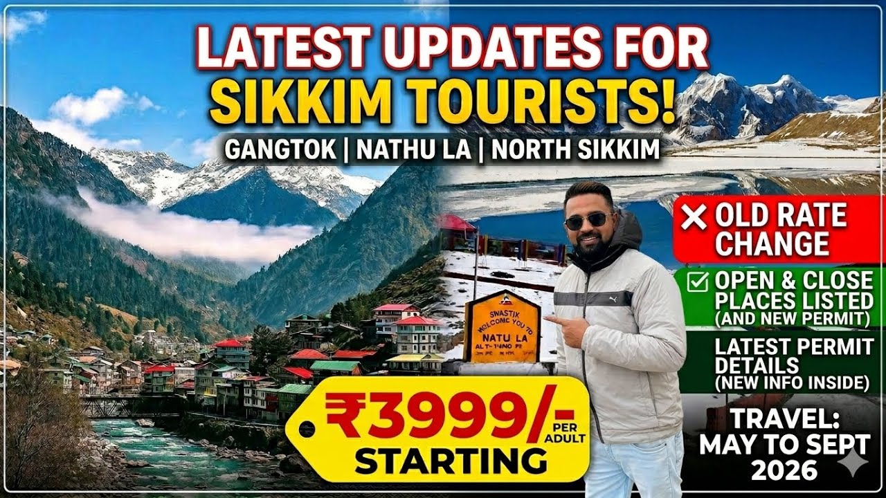 Sikkim Tour|Gangtok To North Sikkim Tour|Sikkim Tour Package|Sikkim Tourist Places