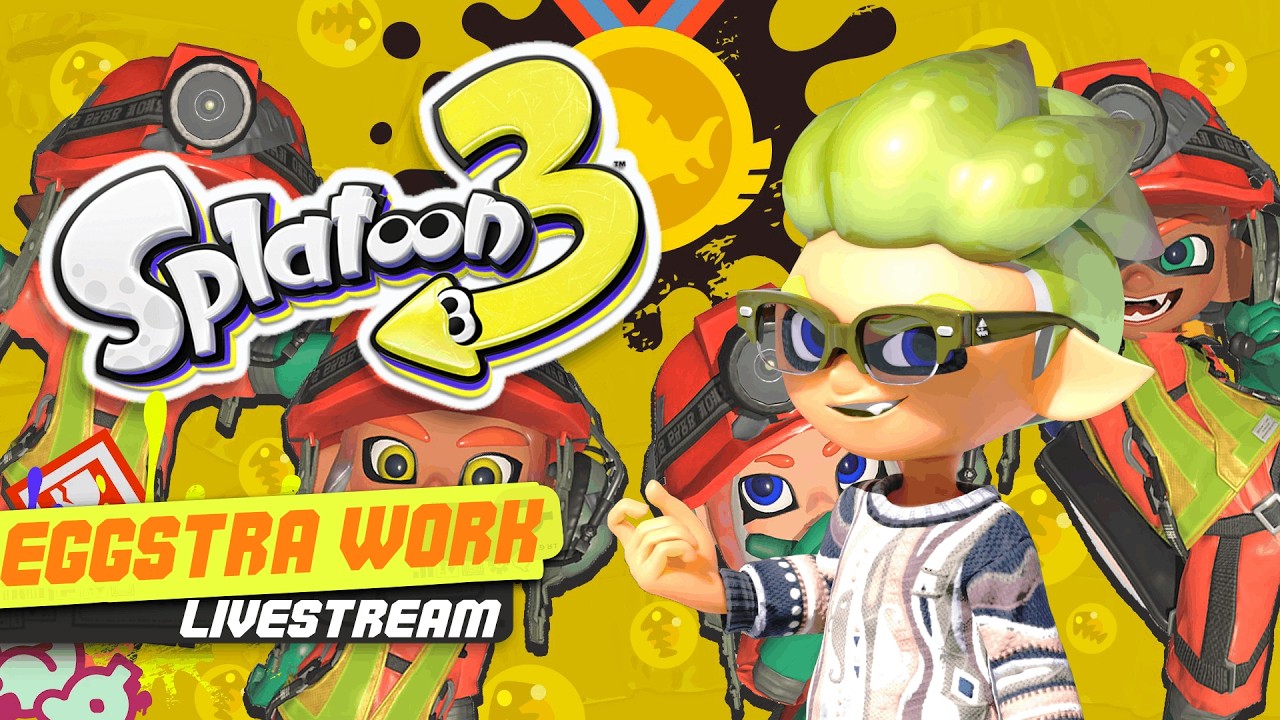 Splatoon 3 Eggstra Work Valentine's Day Edition! (LAST EGGSTRA WORK STREAM EVER)