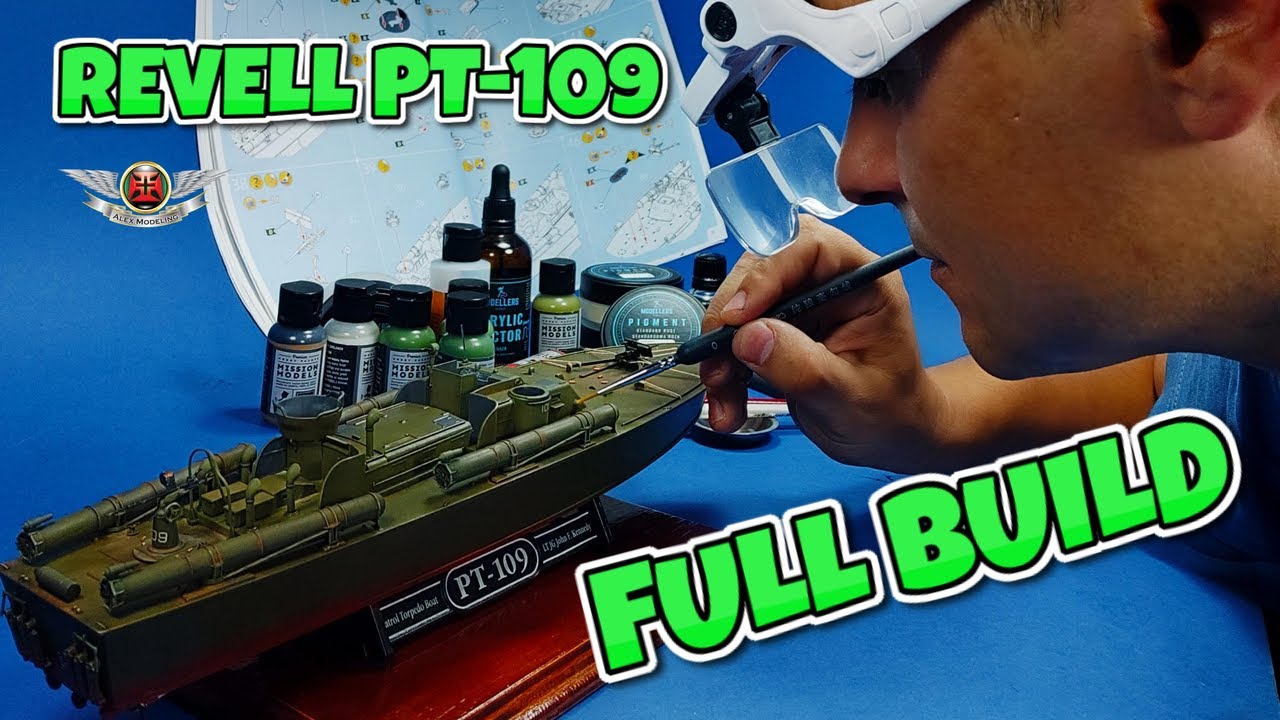 REVELL PT-109 (катер ELCO PT) PLAMO BUILD #Kennedy
#PT-109