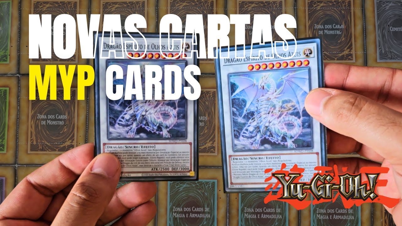 Novas cartas avulsas DECK BLUE EYES do MYP Cards