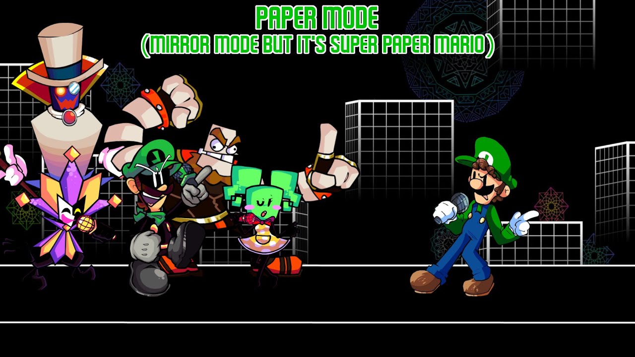Paper Mode (Mirror Mode but It's Super Paper Mario)