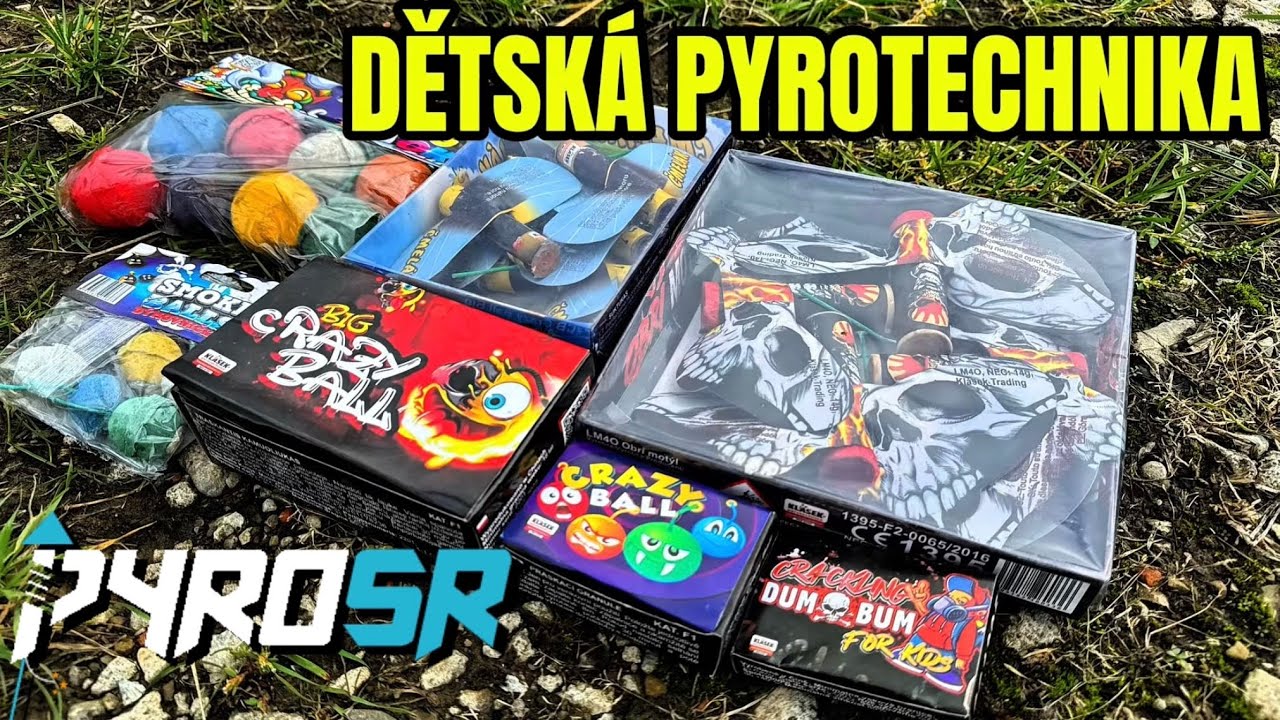 Test dětské pyrotechniky od PyroSR - ZAČALO HOŘET?!