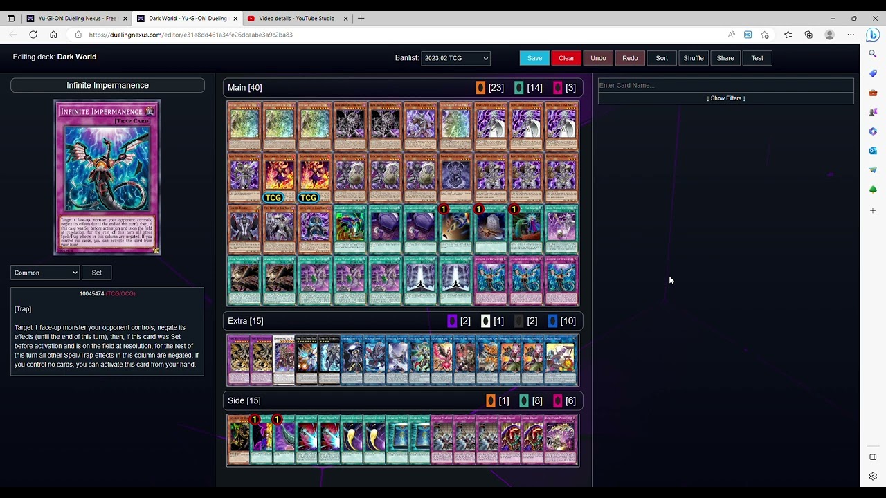 Pure Dark World Deck List