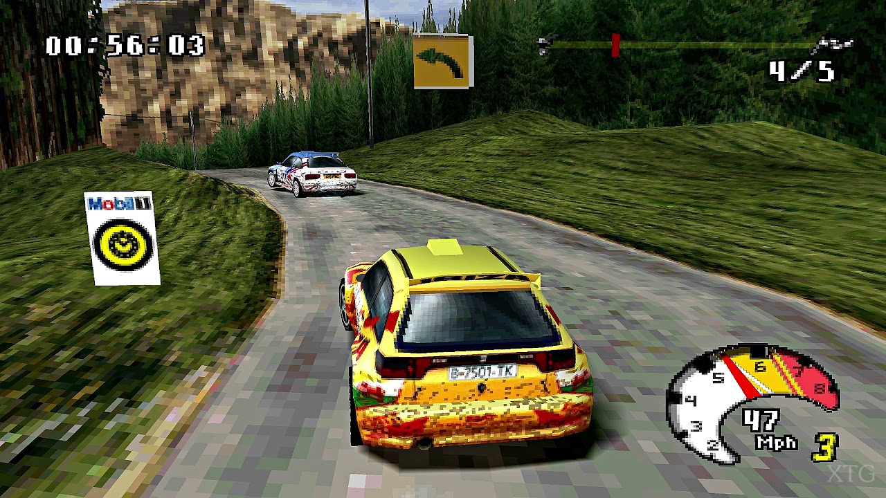 Mobil 1 Rally Championship PS1 Gameplay HD (Beetle PSX HW)
