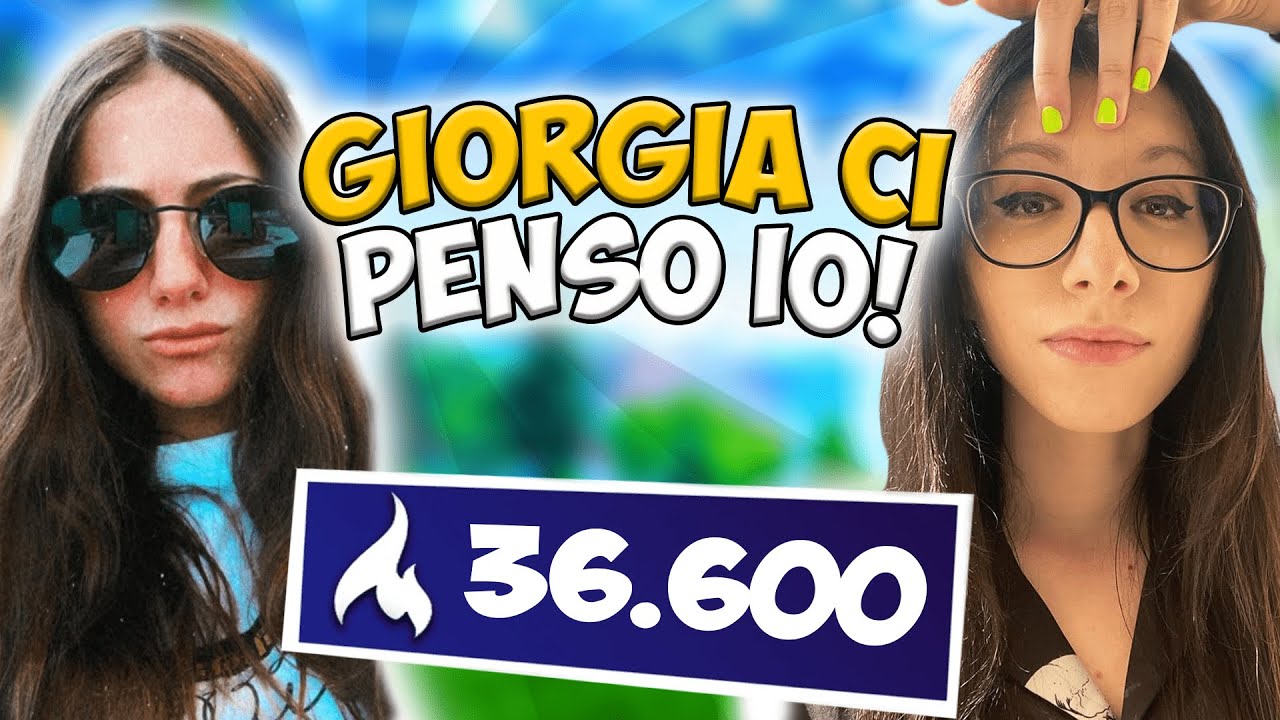 GIORGIA CI PENSO IO! 23 BOMBE in ARENA! - Fortnite