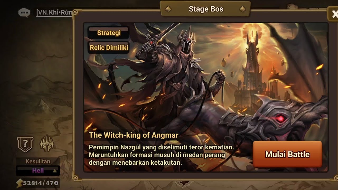 SUMMONERS WAR x THE LORD OF THE RINGS story mode 