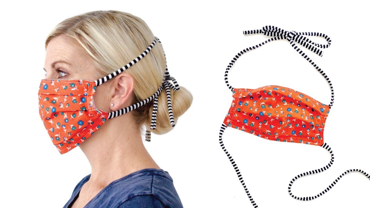 SEW DIY FABRIC FACE MASK, Adult + Child size