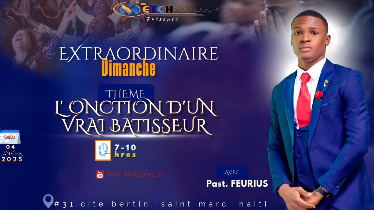 DIMANCHE DE GLOIRE|| MECTH || LE 11  JANVIER 2026.