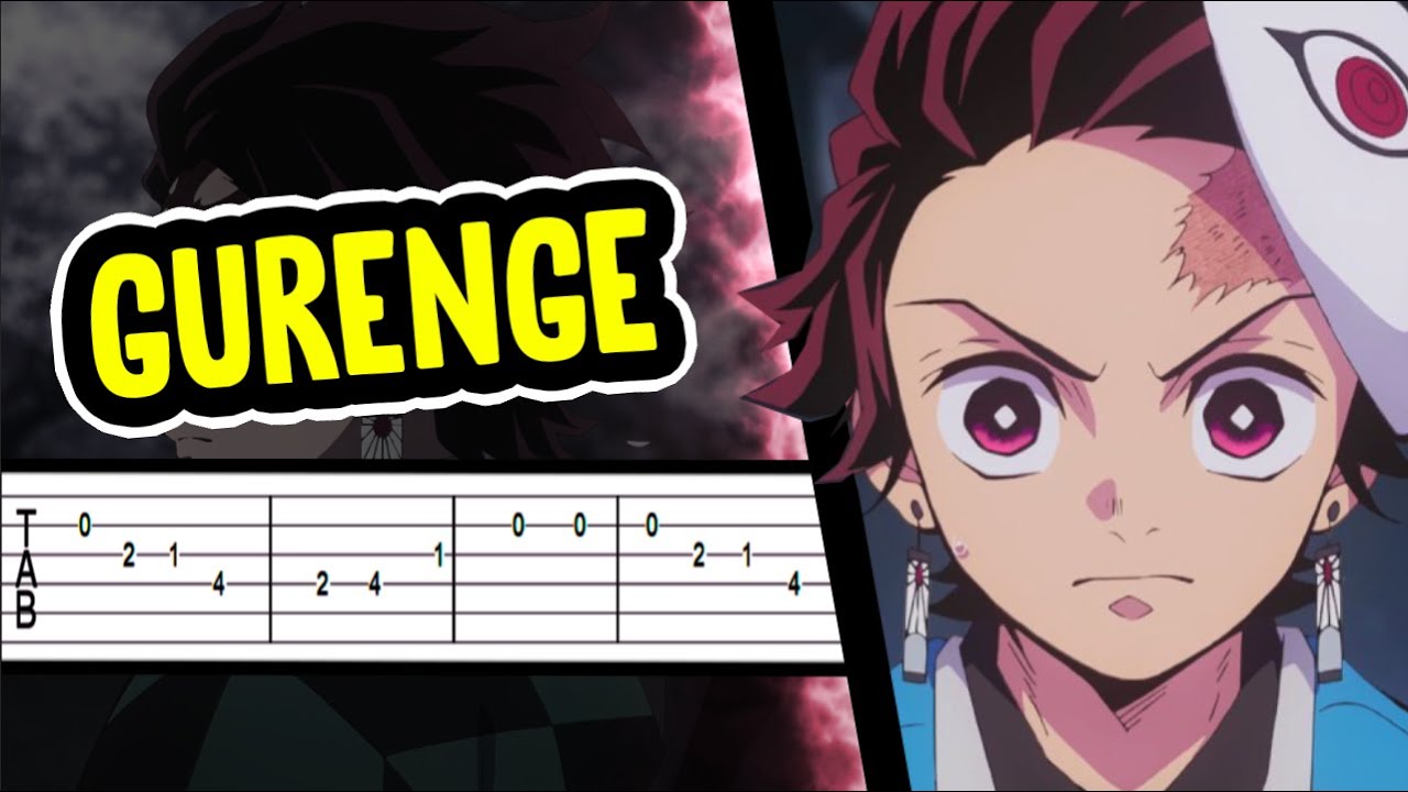 Demon Slayer - GURENGE (Opening 1)【Tab】|➤ GUITAR TUTORIAL