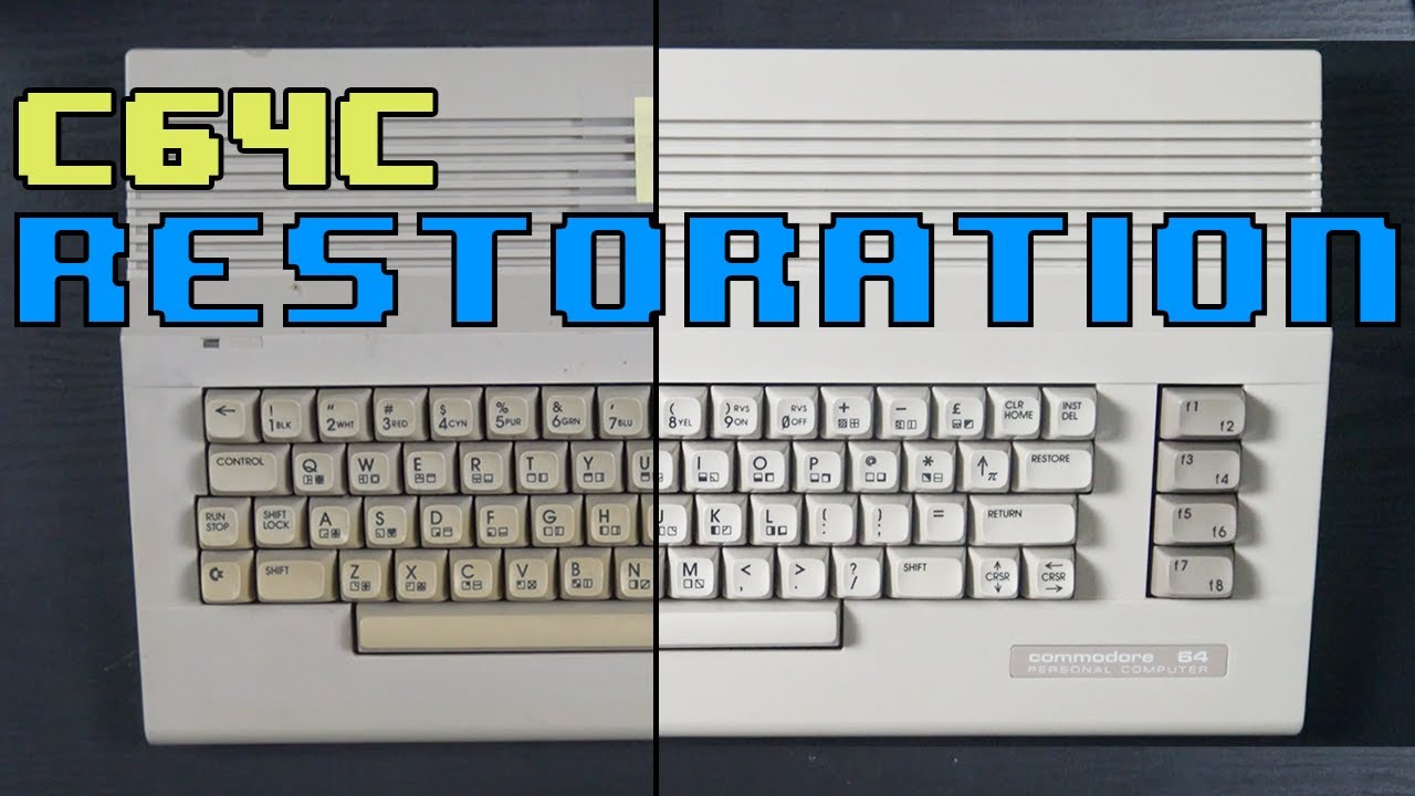 How to Restore a Commodore C64C C64 C Restoration