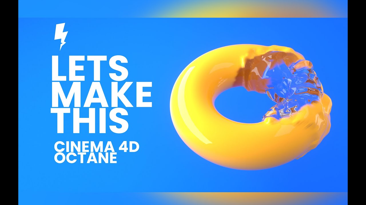 LET'S MAKE THIS! 001 - Glass/Ice Reveal using Vertex Maps and Fields. C4D/OCTANE