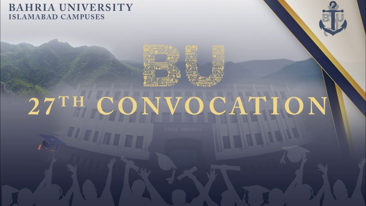 BU 27th Convocation | Bahria University Islamabad Campus | LIVE