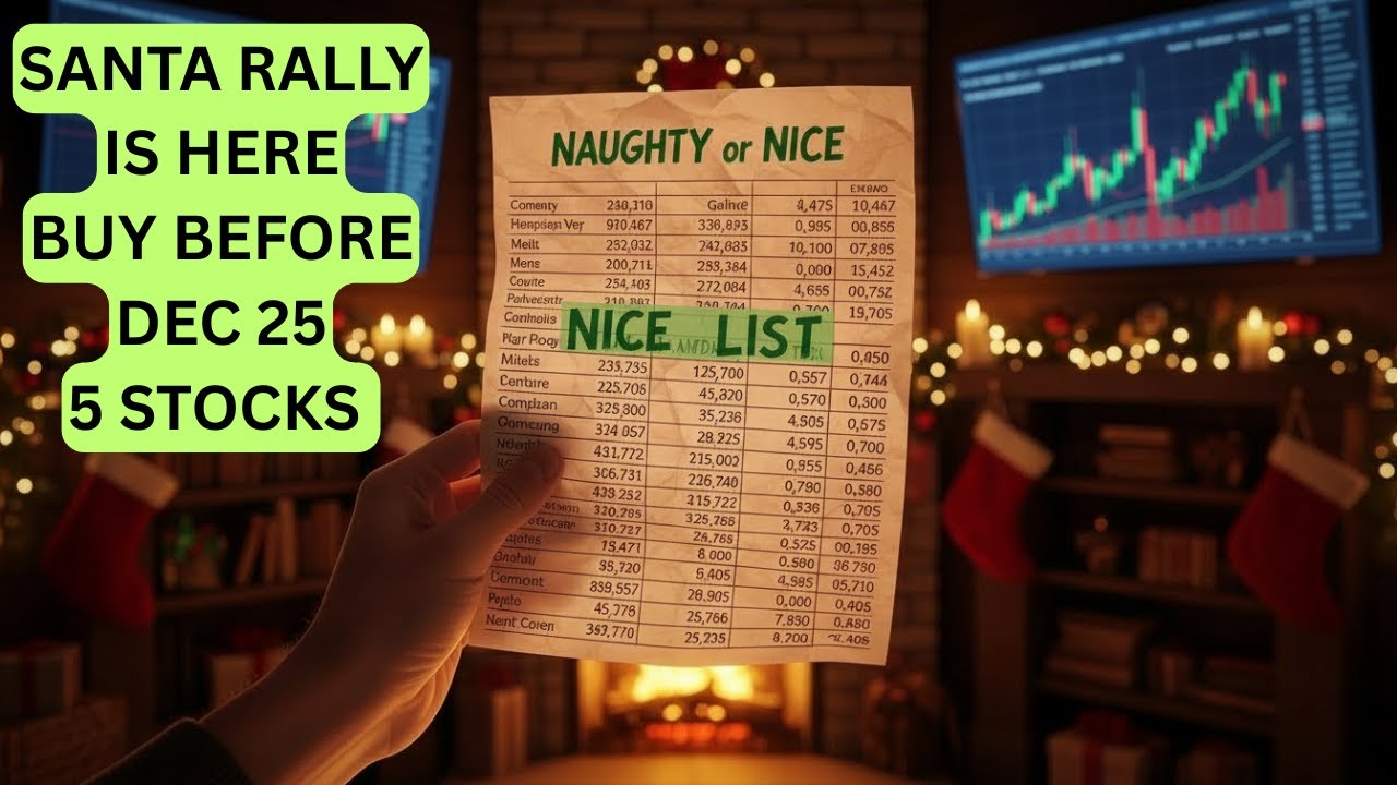 Santa Claus Rally 2025: Buy These 5 Stocks Before Christmas!