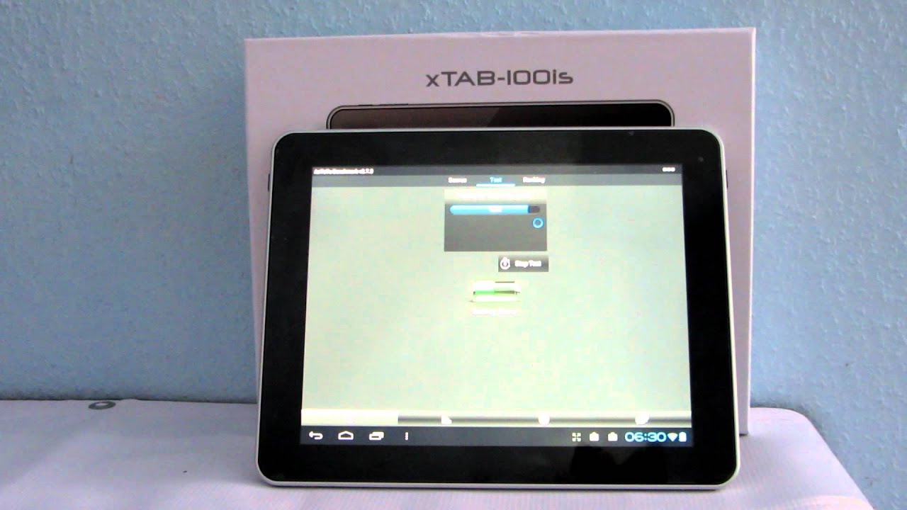 WayteQ xTAB-100is Benchmark video - mobilxTV