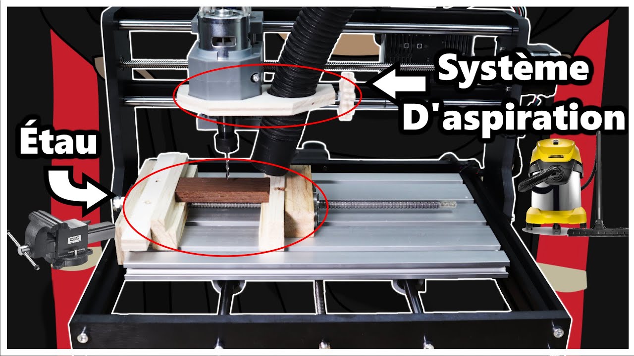J'ai amélioré ma CNC... avec ma CNC 🤓 (3018 Pro)