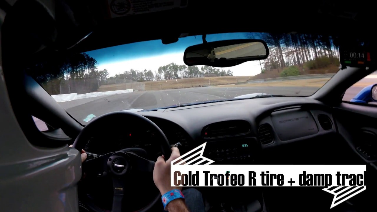 Z06 POV + Exhaust on Cold Trofeo R tires + damp track!