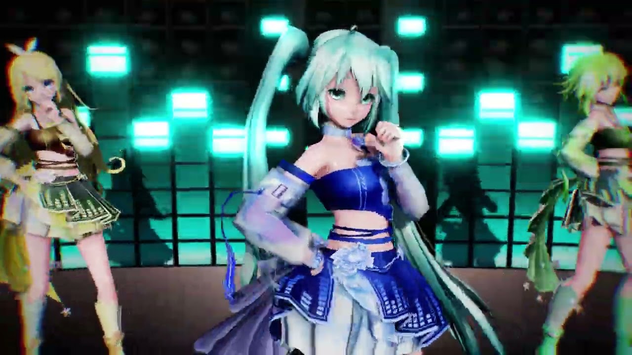 [MMD] Miku, Gumi, Rin • Laser Beam レーザービーム